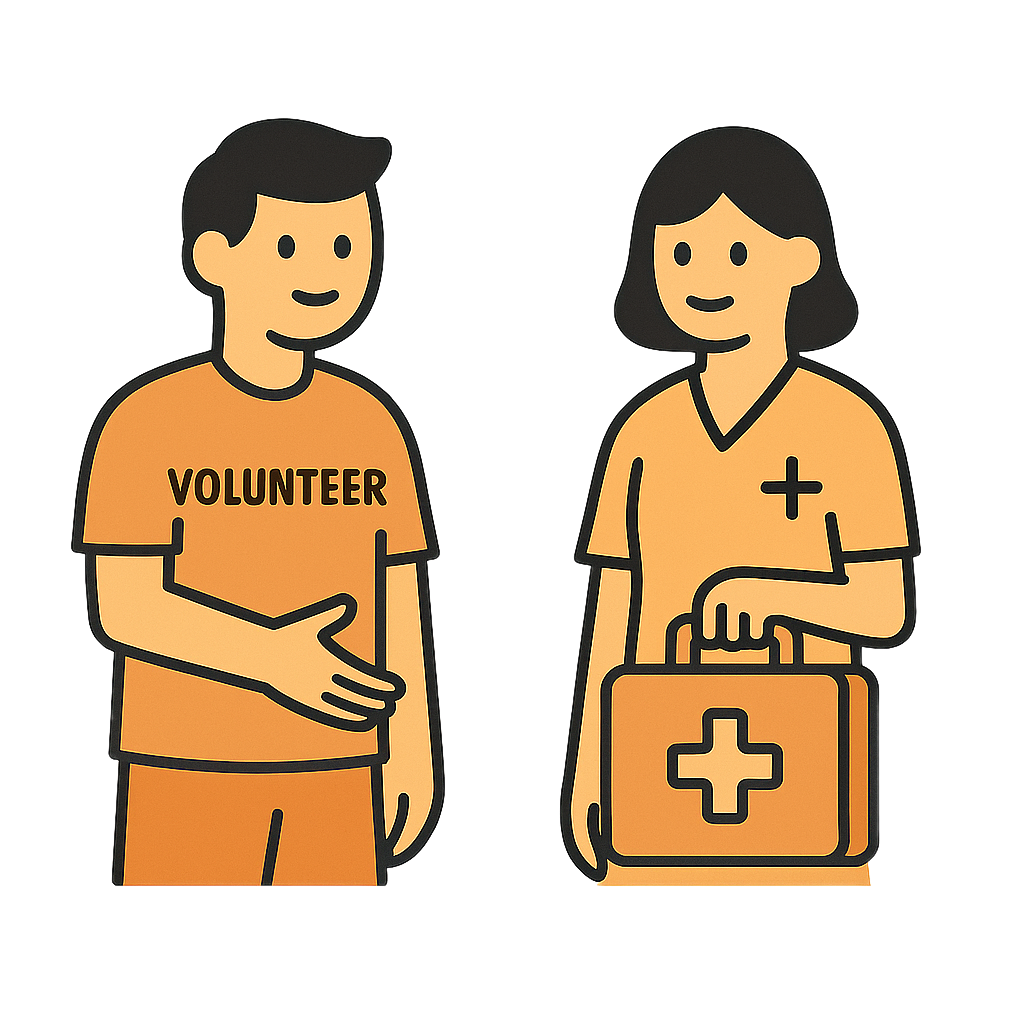 Charity Volunteers & Outreach Nurses