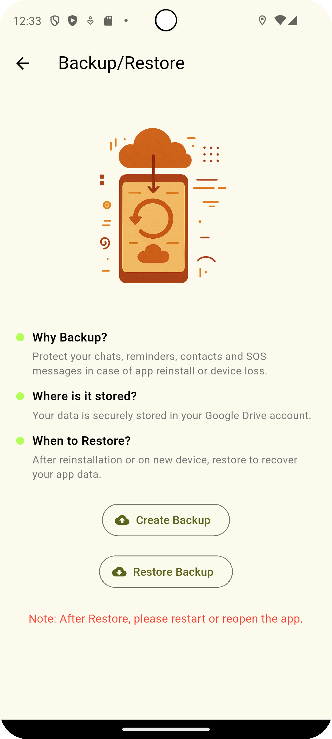 Cloud Backup and Restore