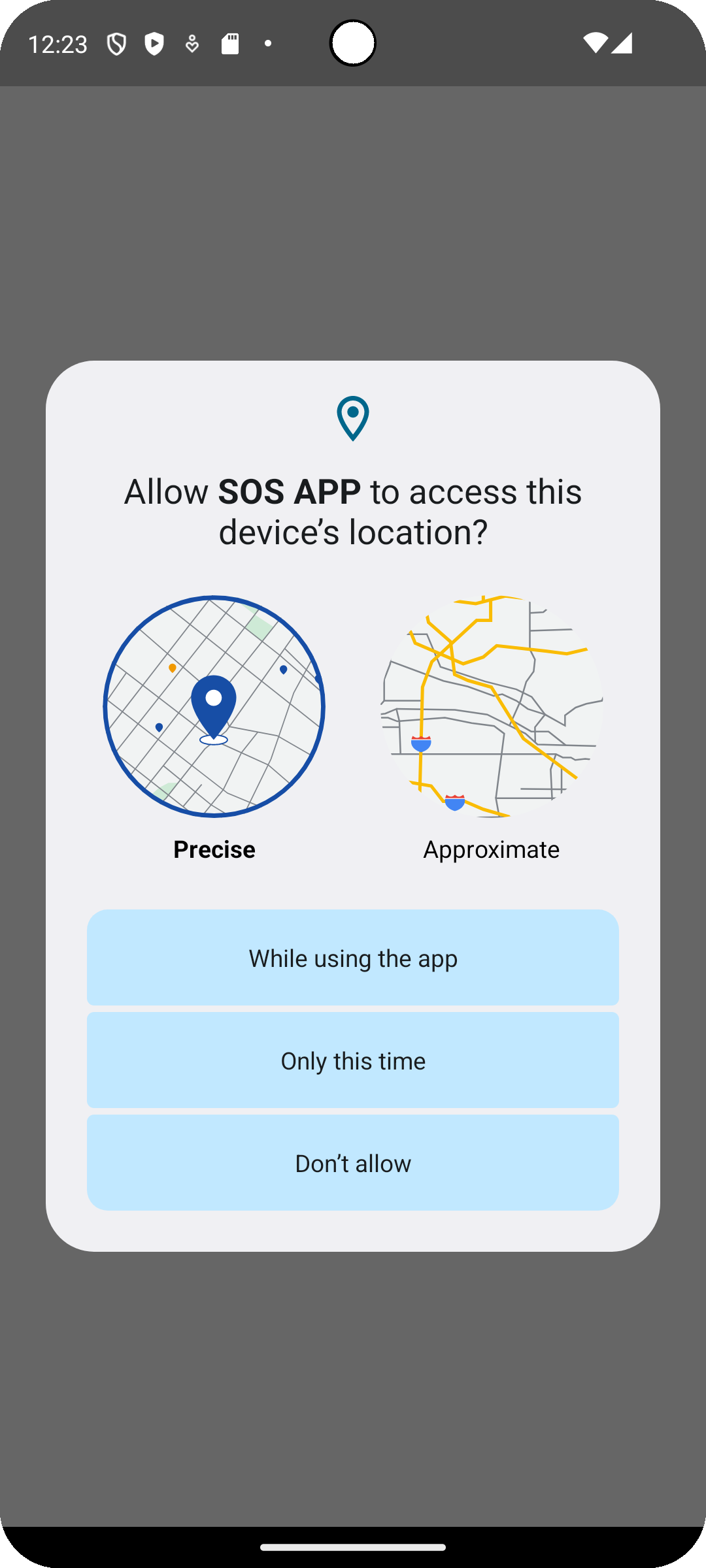 Background location