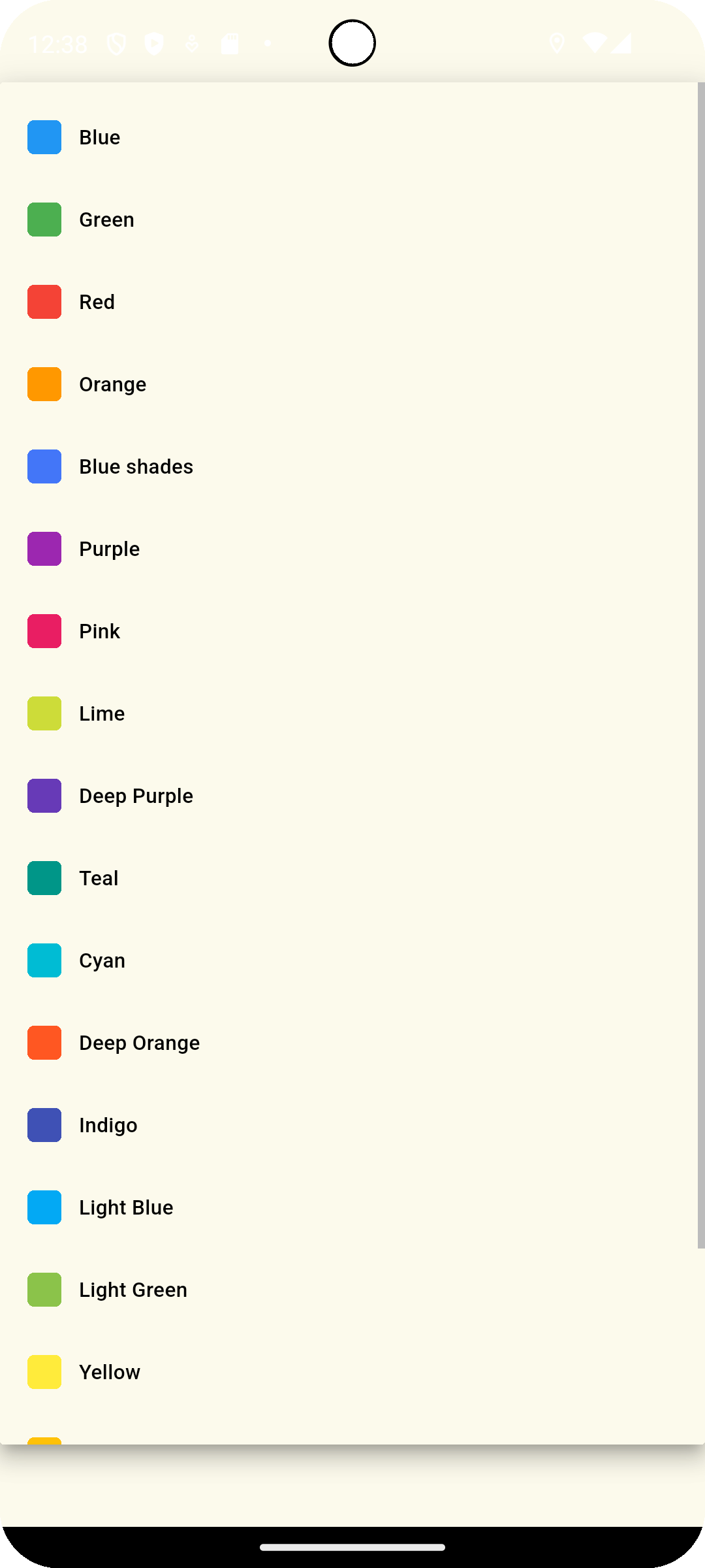 Choose from Multicolor