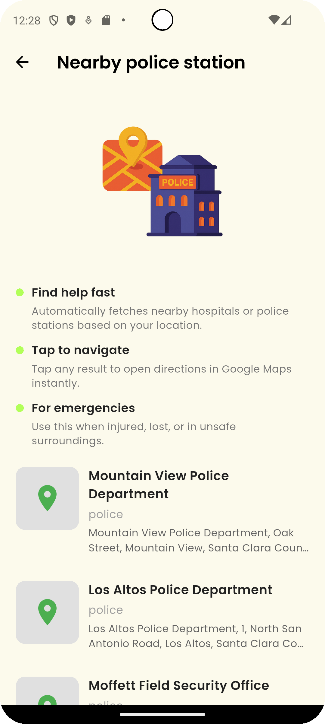 Find Nearby Police