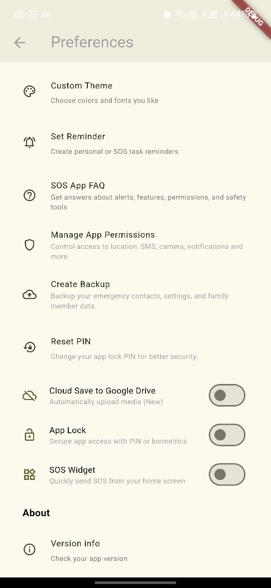 settings updated