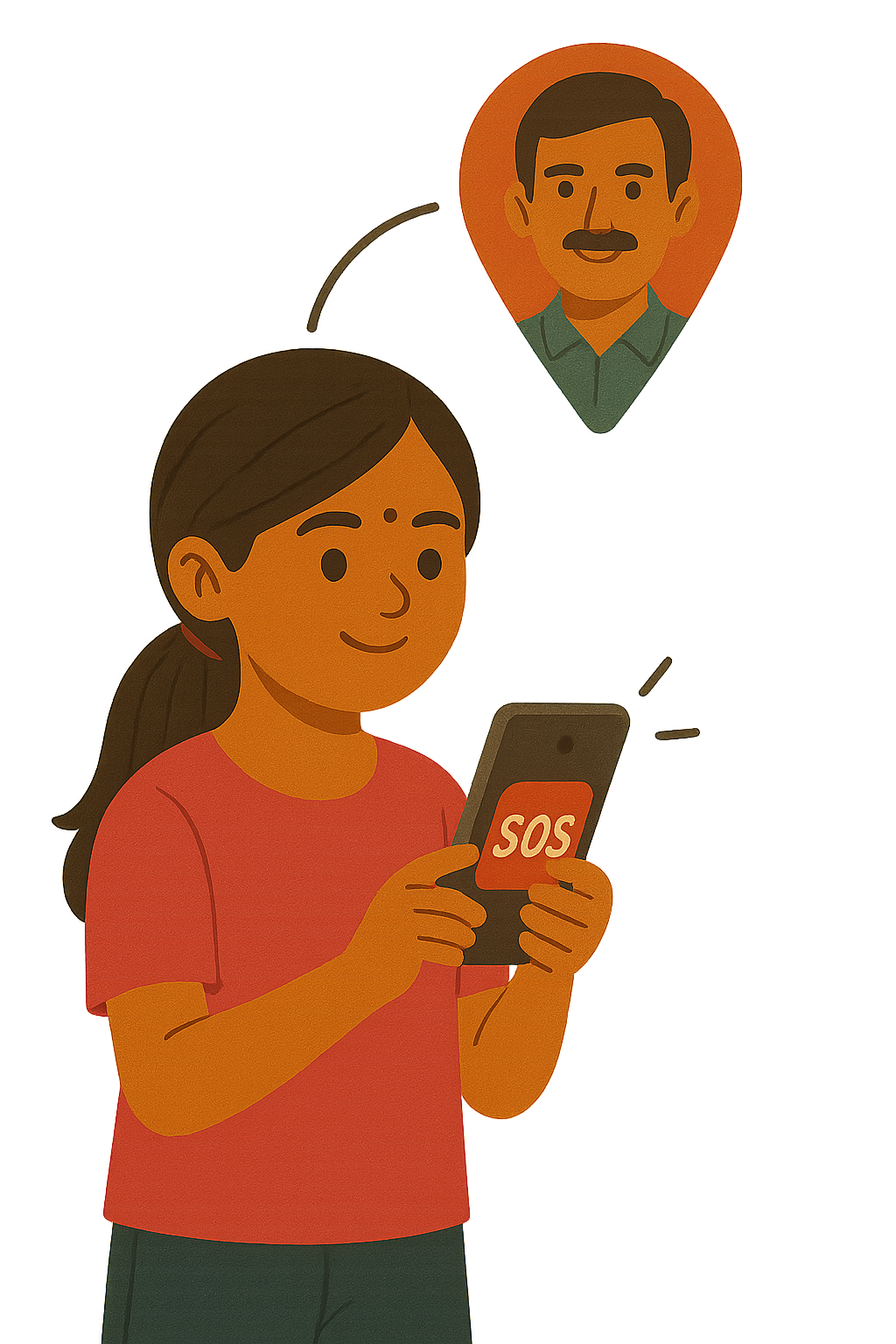 SOS parent child tracking