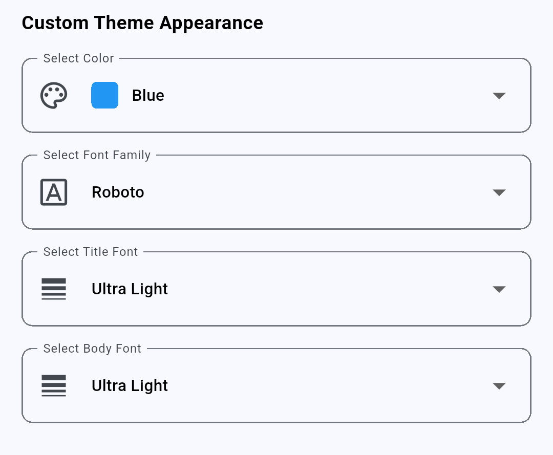 Theme color